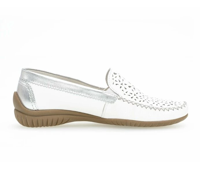 Loafers Gabor Mujer Blancas | ES0001825