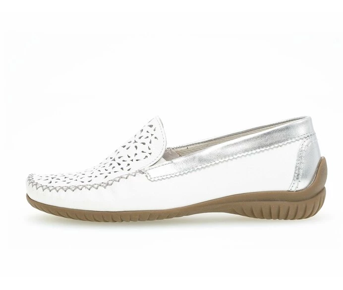 Loafers Gabor Mujer Blancas | ES0001825