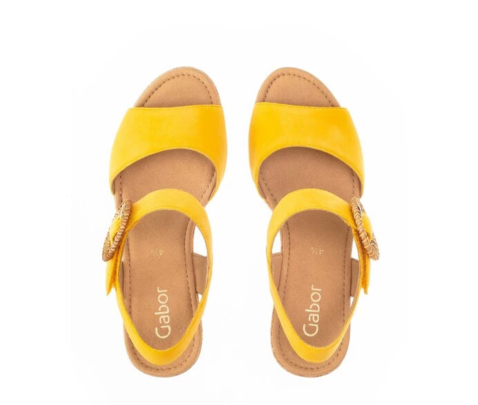 Sandalias Gabor Mujer Amarillo | ES0002771