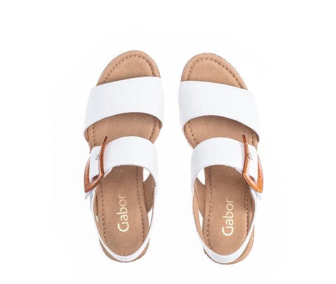 Sandalias Gabor Mujer Blancas | ES0002543