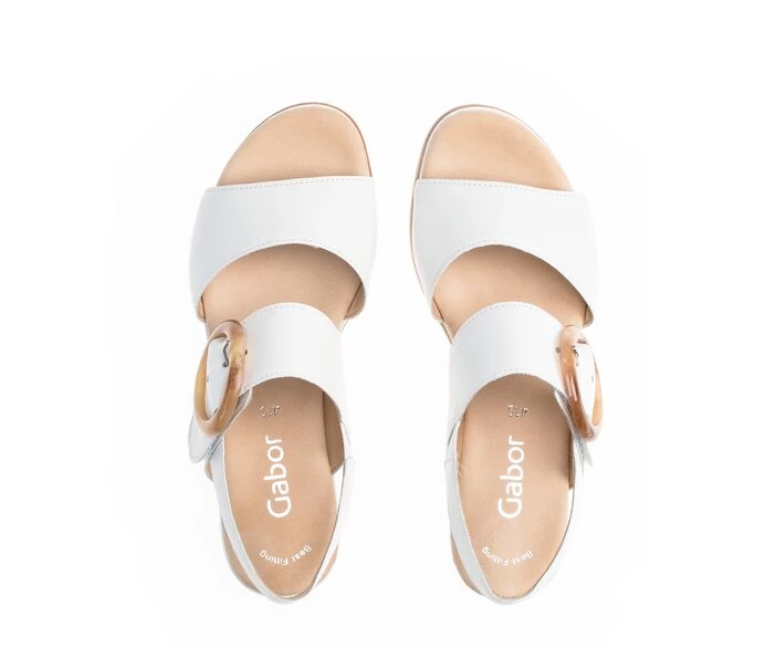 Sandalias Gabor Mujer Blancas | ES0002775