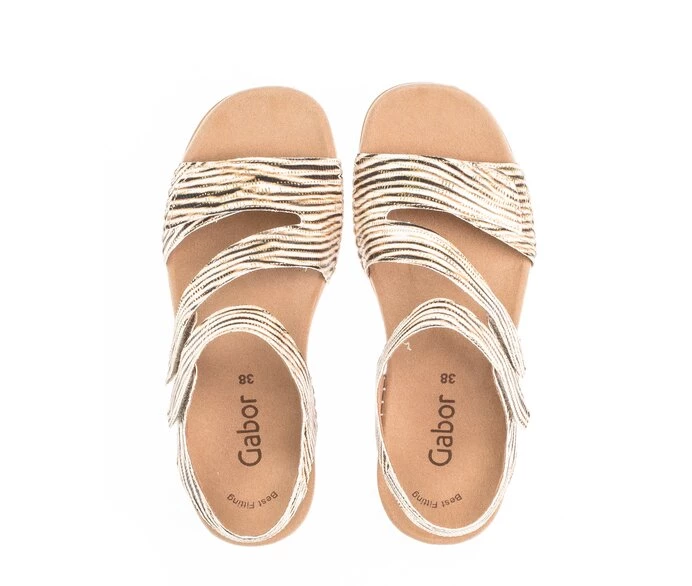 Sandalias Gabor Mujer Doradas | ES0002241
