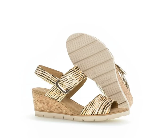 Sandalias Gabor Mujer Doradas | ES0002956