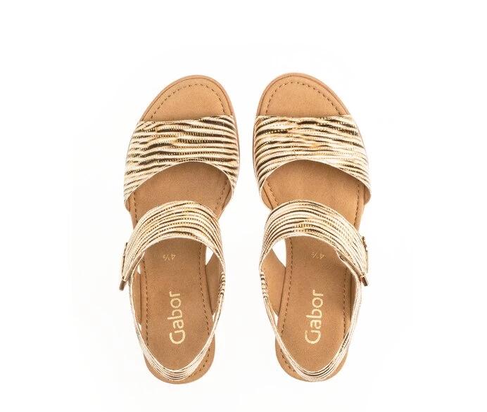 Sandalias Gabor Mujer Doradas | ES0002956
