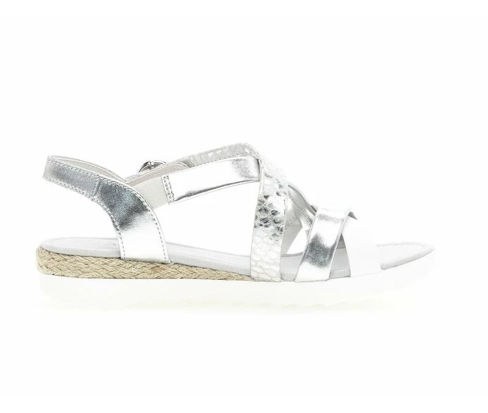 Sandalias Gabor Mujer Plateadas | ES0002278