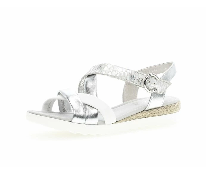 Sandalias Gabor Mujer Plateadas | ES0002278