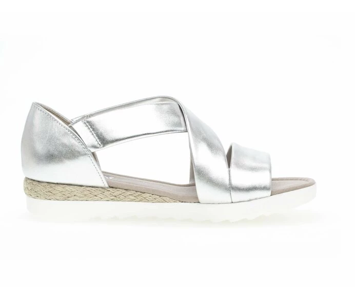 Sandalias Gabor Mujer Plateadas | ES0002514