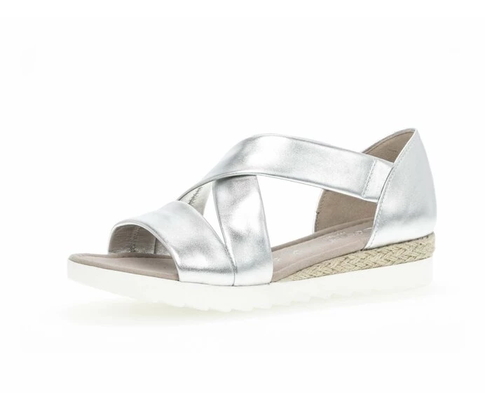 Sandalias Gabor Mujer Plateadas | ES0002514