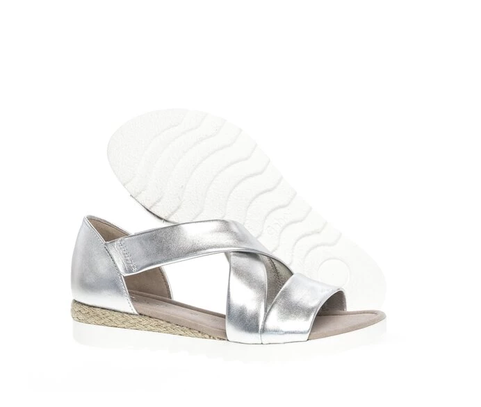 Sandalias Gabor Mujer Plateadas | ES0002514