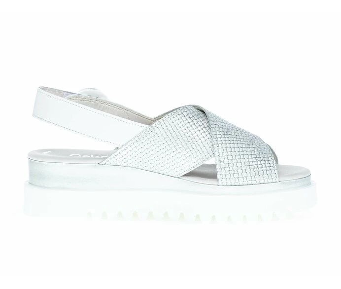 Sandalias Gabor Mujer Plateadas | ES0002838