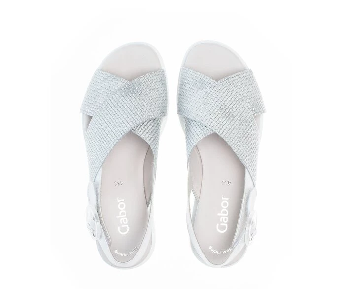 Sandalias Gabor Mujer Plateadas | ES0002838