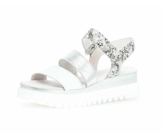 Sandalias Gabor Mujer Plateadas | ES0002860
