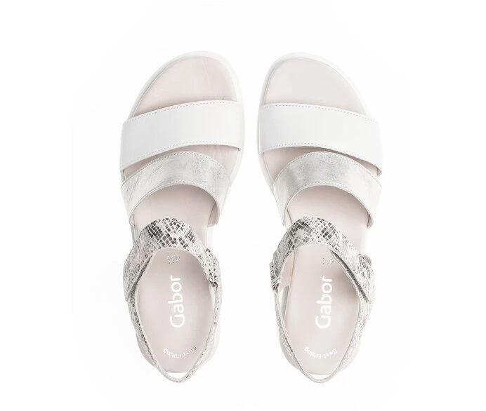 Sandalias Gabor Mujer Plateadas | ES0002860