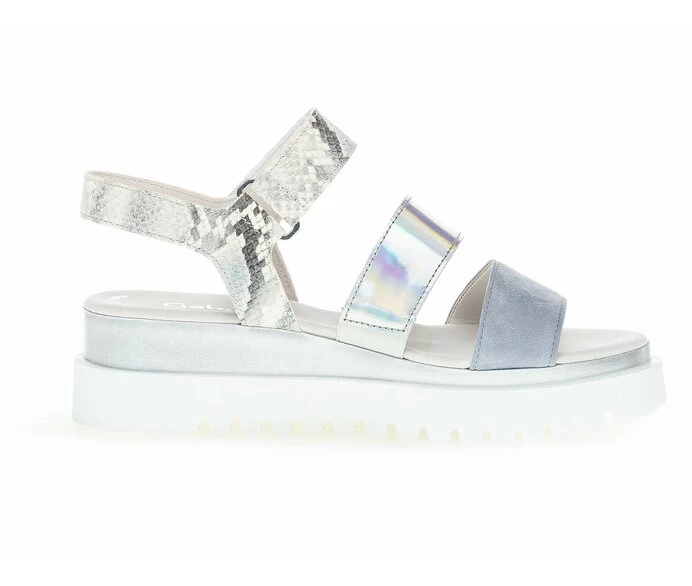 Sandalias Gabor Mujer Plateadas | ES0002867