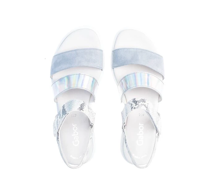 Sandalias Gabor Mujer Plateadas | ES0002867