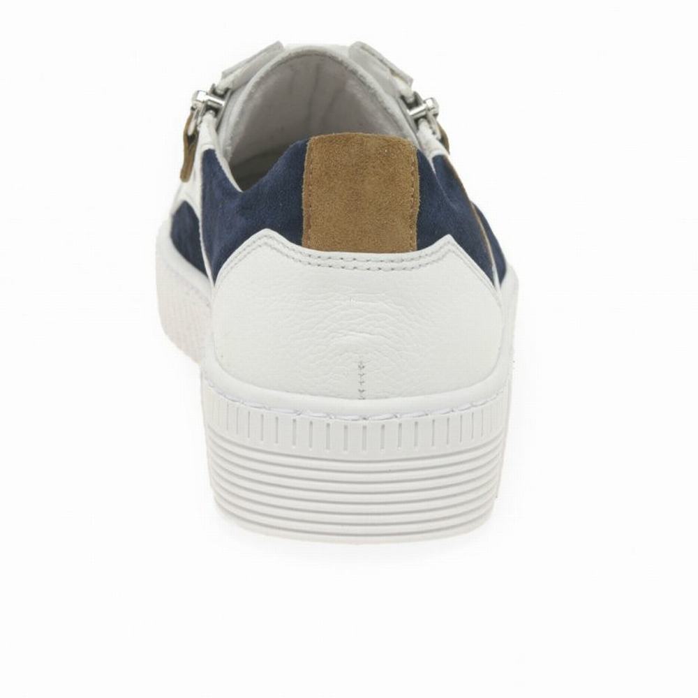 Zapatillas Gabor Wemo Mujer Blancas Azules | ES0001305