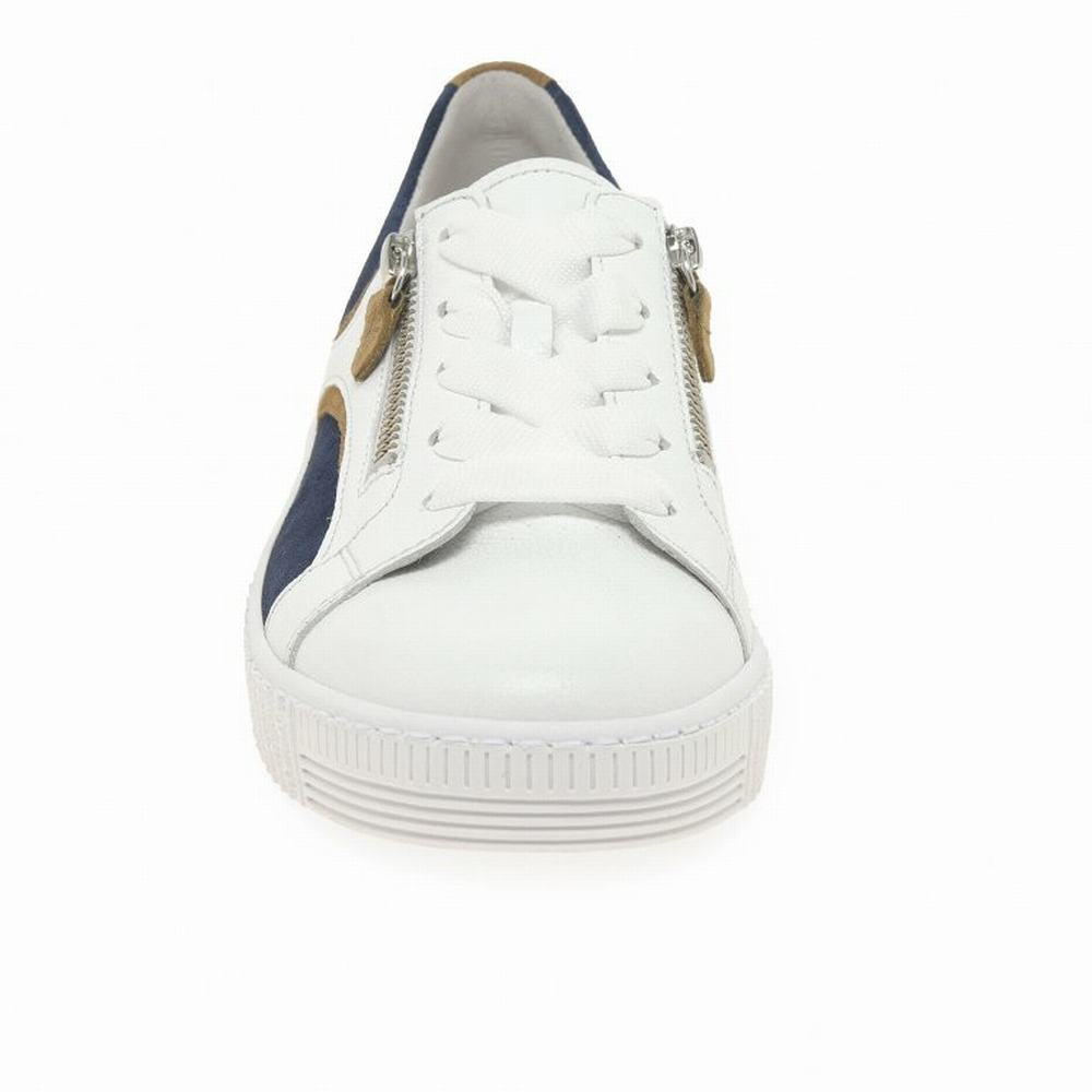 Zapatillas Gabor Wemo Mujer Blancas Azules | ES0001305