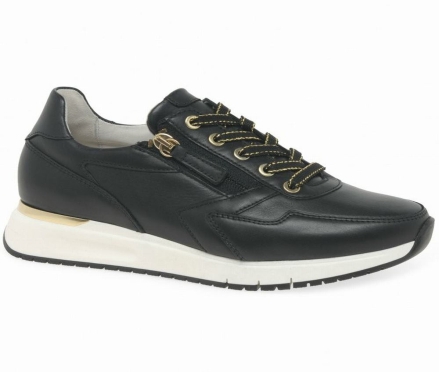 Zapatillas Gabor Princess Mujer Negras Doradas | ES0001311